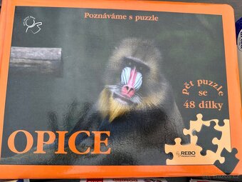 Sada dětských deskových her a puzzlí - 7