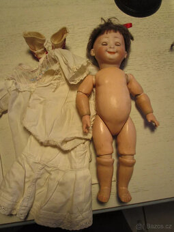 Vzácná STAROŽITNÁ porcelánová forma na panenku 173-1 od Hert - 7