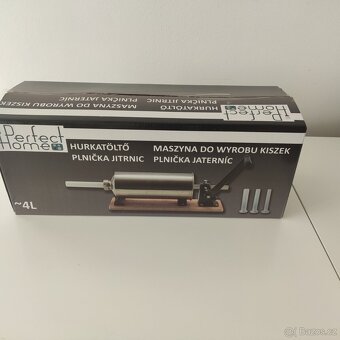 Plnička klobás a jitrnic 4 litry  nová - 7