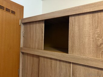 Šatní skříň 3 dveř. sonoma - 7