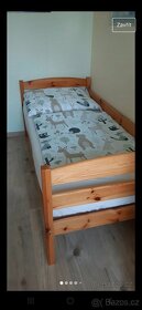 Dřevěná postel a zdravotní matrace - 7
