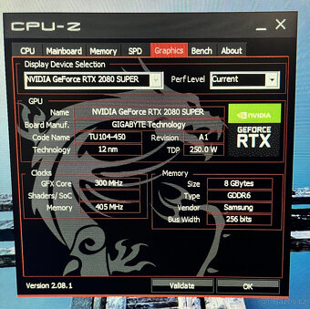 Herně-pracovní stroj i9/RTX 2080 Super / 32GB DDR4 - 7