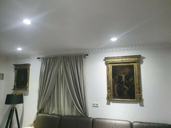 Ukřižování Krista, obraz starých mistrů, olej na plátně, 17. - 7