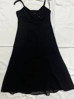Černé šaty Marks & Spencer vel. S (UK 10) - top stav - 7