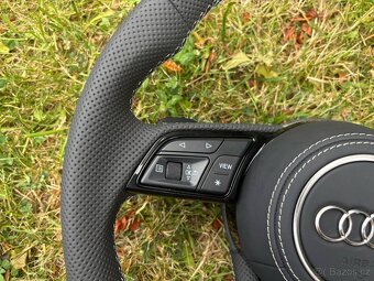 AUDI VOLANT ZKOSENY SPORTOVY + PADLA + AIRBAG - 7