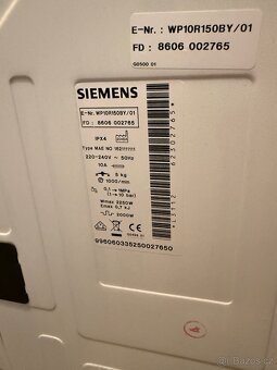 Automatická vrchem plněná pračka Siemens R10.15 - 7