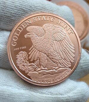 Investiční Měděná mince 1 unce - Liberty - 7