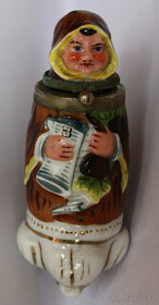 Fajfka, dýmka, hlava fajfky - mnich, korbel, cca rok 1870 - 7