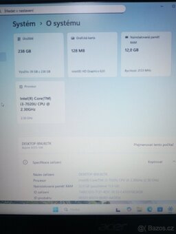 Notebook Acer Aspire 3 - 7