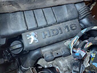 motor 1,6HDI/80kW - 9HY + převodovka - 7