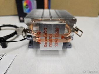 hladič procesoru ICE200Pro Air s RGB podsvícením + větrák - 7