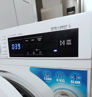 Pračka ETA 6 kg 1200 ot./min. slim, ZÁRUKA - 7