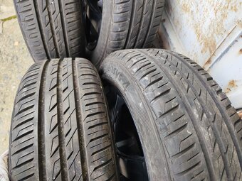 15"černá alu sada Dezent 5x100 Škoda Rapid Fabia 3 Polo - 7