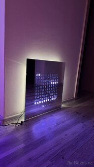 Slovní hodiny zrcadlové  (word clock) - 7