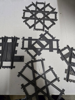 City koleje (náhrada) rovinky, zatáčky, vyhybky 110kusů - 7