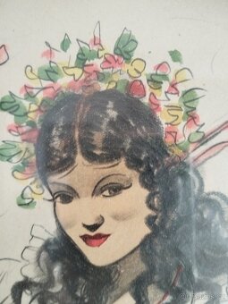 obraz TANEČNICE S VĚNEČKEM, Jaroslav Štika - 7