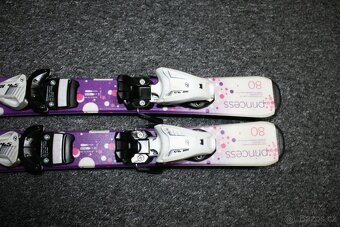 dievcenské lyžePrincess 80 cm , lyžiarky Nordica - 7