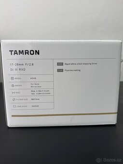 Tamron 17-28 mm f/2,8 Di III RXD pro Sony FE - 7
