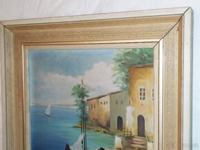 Obraz 38 x 36 olejomalba / na kartonu - 7