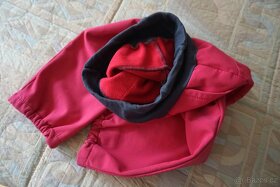 Dívčí růžové softshellové kalhoty zn.UNUO v.98/104 - 7