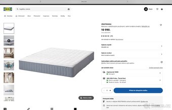 Prodám masivní dubovou postel 160cm s úložným prostorem - 7