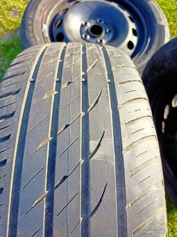 Plechové disky VW 5x112 R16 s pneu - 7