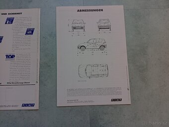 Fiat Seicento - prospekt, technická data - doprava v ceně - 7