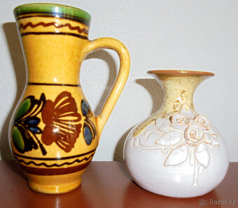 Váza - různé druhy, sklo a keramika - 7