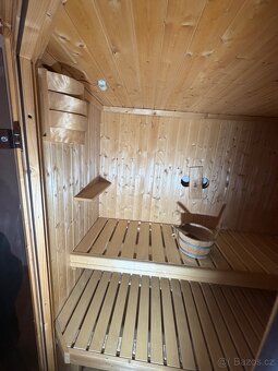 Finská sauna Karibu rohová - 7