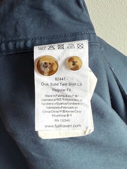 Zánovní košile Fjallraven Övik Solid Twill Shirt LS - 7