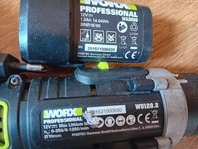 Aku Šroubovák Worx akumulátorové napájení 12 V - 7