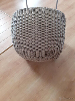 Proutěný kočárek na panenky - 7