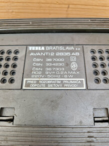 retro rádio Tesla Avanti II 2835 AB - 7