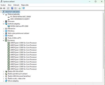 ☑️Herní PC RYZEN 5 2600,RTX 2060 12 GB,16 GB RAM,SSD+HDD - 7