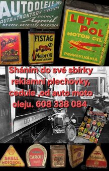 Plechovka cedule , reklamní předměty - 7