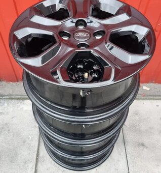 16"NEJET ČERNÉ ALU DISKY 4x108 FORD FIESTA-7+ČIDLA - 7