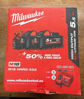 Milwaukee sada M18 HNRG-552 nová - 7