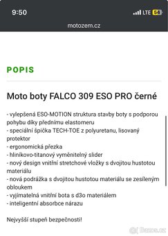 Boty na motorku Falco - 7