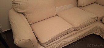 IKEA EKTORP rohová s potahem SVANBY - 7