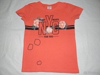 dívčí trička vel.134/140 - různé značky - 7
