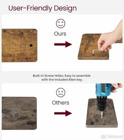 Nové 2ks rohové police Vasagle - 7