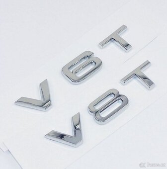Napis logo AUDI V6T V8T oznaceni na blatnik - 7