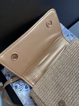 Letní slaměná crossbody kabelka YSL - 7