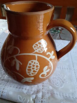 Retro džbány, Korbel,chodska keramika - 7