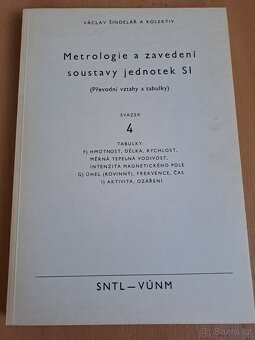 METROLOGIE a zavedení soustavy jednotek SI, KOMPLET 1975 - 7