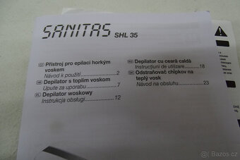 Epilační strojek na vosk Sanitas SHL 35 nový - 7