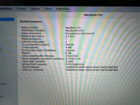 MacBook Pro 256GB 2018, nová baterie a topcase - 7