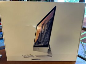 Apple iMac 27“ RETINA 5, 2015, 4 jádrový Intel Core  i5 3,5 - 7