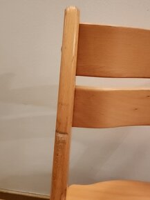 Rostoucí židle dřevěná - 7