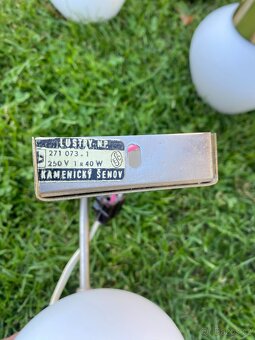 starý lustr kamenický šenov retro lustr nástěnná lampička - 7